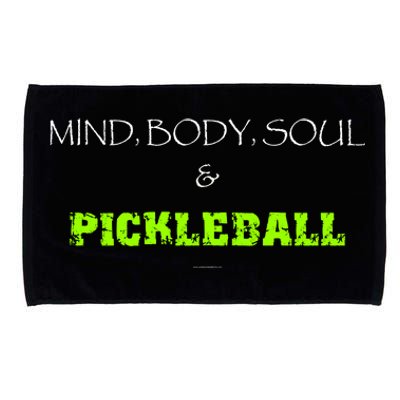 Mind Body Soul Pickleball Microfiber Hand Towel