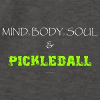 Mind Body Soul Pickleball Vector Backpack