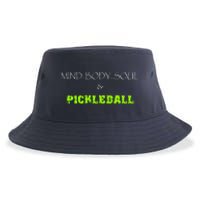 Mind Body Soul Pickleball Sustainable Bucket Hat