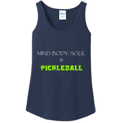 Mind Body Soul Pickleball Ladies Essential Tank