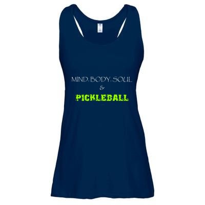 Mind Body Soul Pickleball Ladies Essential Flowy Tank