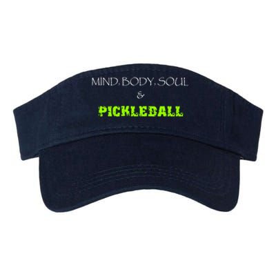 Mind Body Soul Pickleball Valucap Bio-Washed Visor