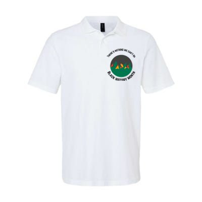 Motivational BHM Slogan ''There Is Nothing We Can't DoBlack History Month Quote Softstyle Adult Sport Polo