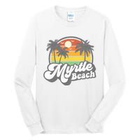 Myrtle Beach South Carolina Retro 70s Vintage Vacation Gift Tall Long Sleeve T-Shirt