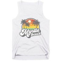 Myrtle Beach South Carolina Retro 70s Vintage Vacation Gift Tank Top