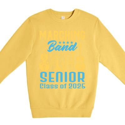 Marching Band Senior 2025 Musician Graduation Party Funny Gift Premium Crewneck Sweatshirt