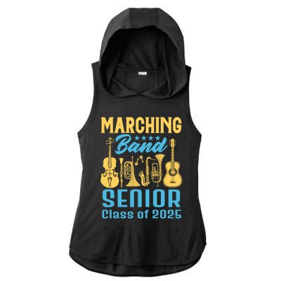 Marching Band Senior 2025 Musician Graduation Party Funny Gift Ladies PosiCharge Tri-Blend Wicking Draft Hoodie Tank