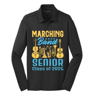 Marching Band Senior 2025 Musician Graduation Party Funny Gift Silk Touch Performance Long Sleeve Polo