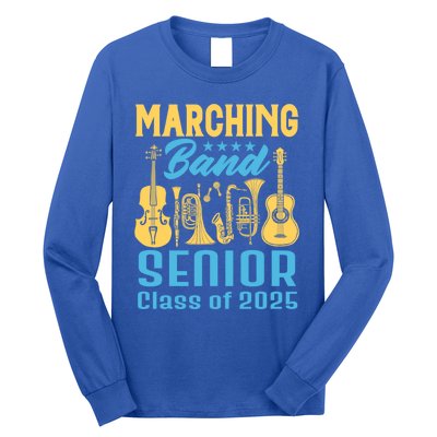 Marching Band Senior 2025 Musician Graduation Party Funny Gift Long Sleeve Shirt