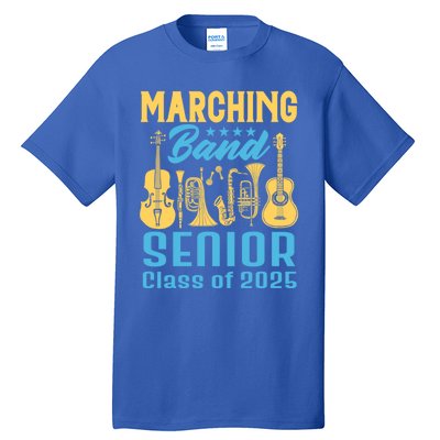 Marching Band Senior 2025 Musician Graduation Party Funny Gift Tall T-Shirt