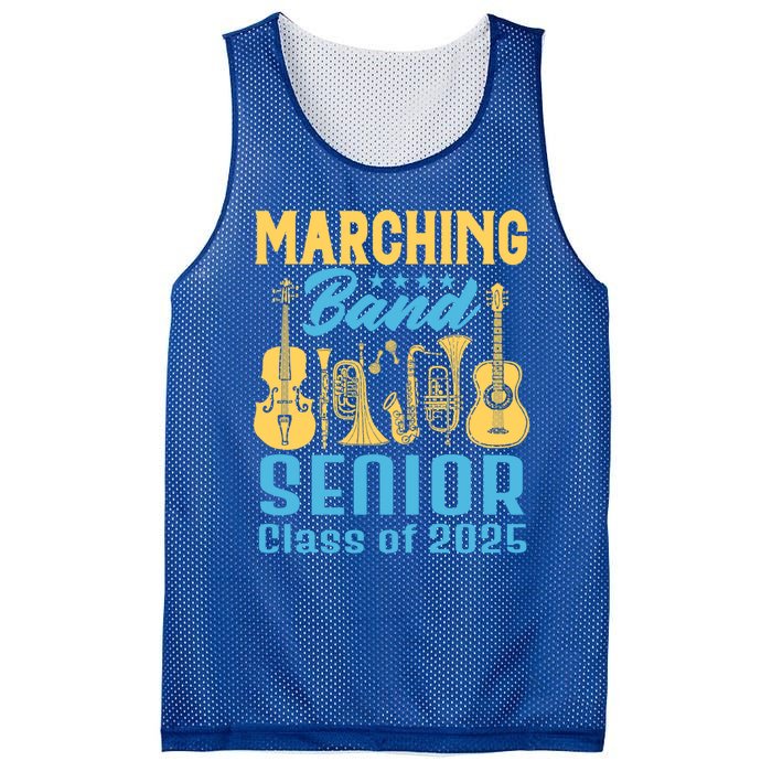 Marching Band Senior 2025 Musician Graduation Party Funny Gift Mesh Reversible Basketball Jersey Tank