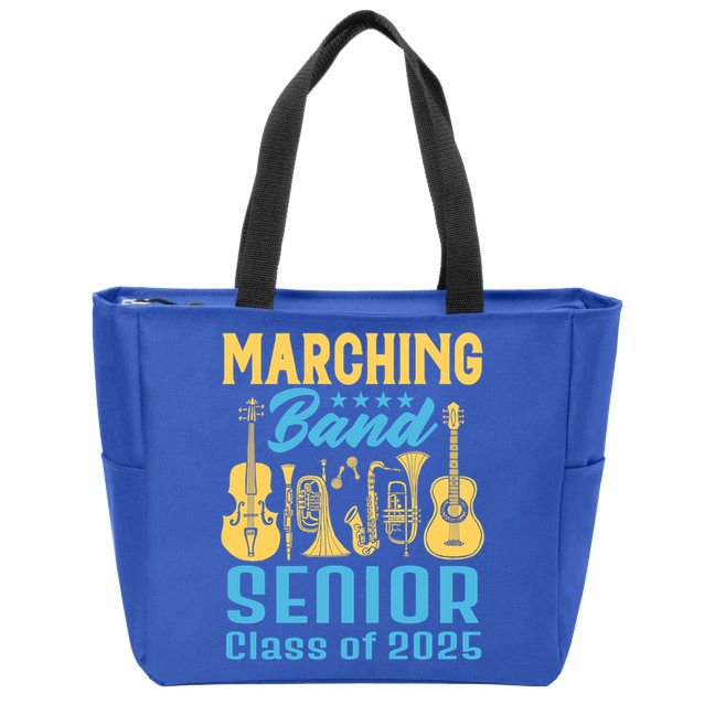 Marching Band Senior 2025 Musician Graduation Party Funny Gift Zip Tote Bag