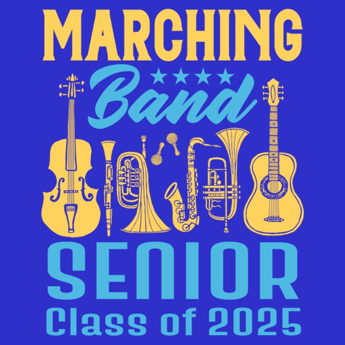Marching Band Senior 2025 Musician Graduation Party Funny Gift Zip Tote Bag