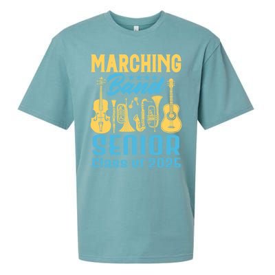 Marching Band Senior 2025 Musician Graduation Party Funny Gift Sueded Cloud Jersey T-Shirt