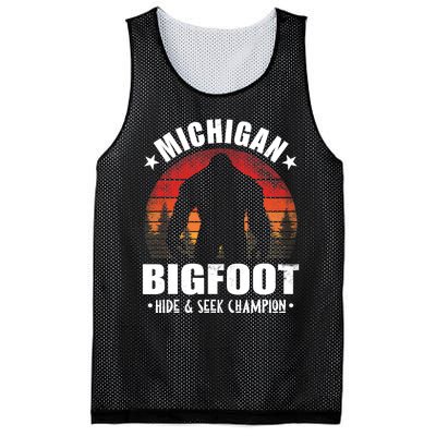 Michigan Bigfoot Sasquatch Sunset Hide And Seek Champion Mesh Reversible Basketball Jersey Tank