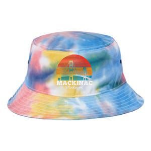 Mackinac Bridge Souvenir Mackinaw Island Retro Michigan Tie Dye Newport Bucket Hat