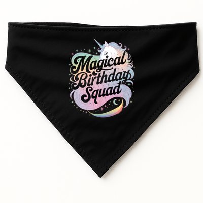 Magical Birthday Squad Unicorn Party Fun USA-Made Doggie Bandana