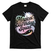 Magical Birthday Squad Unicorn Party Fun T-Shirt