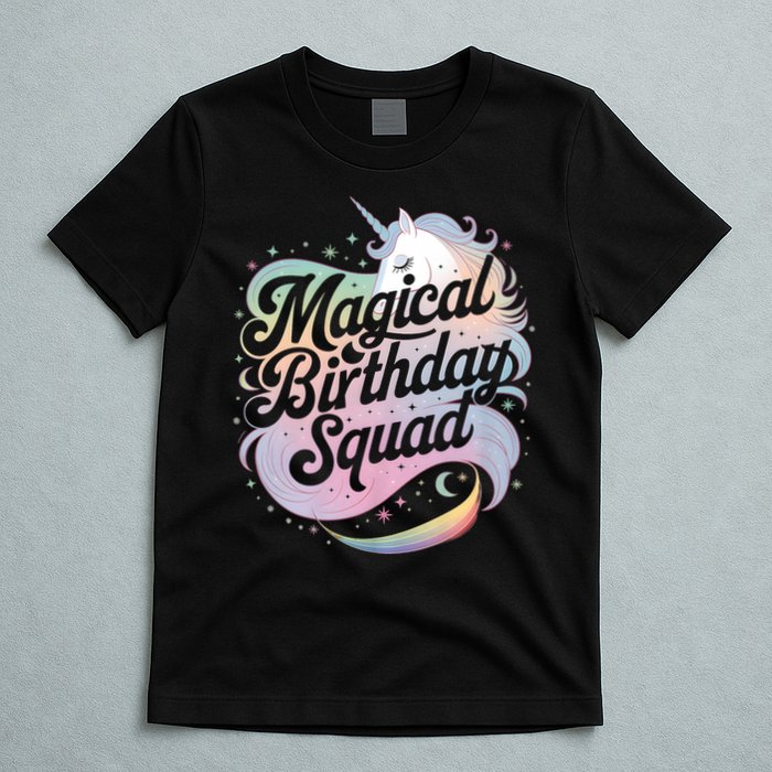 Magical Birthday Squad Unicorn Party Fun T-Shirt