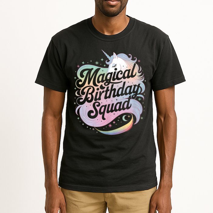 Magical Birthday Squad Unicorn Party Fun Tall T-Shirt