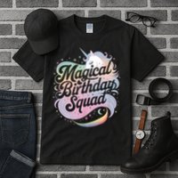 Magical Birthday Squad Unicorn Party Fun Tall T-Shirt