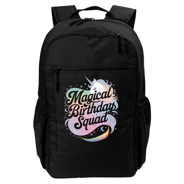 Magical Birthday Squad Unicorn Party Fun Backpack