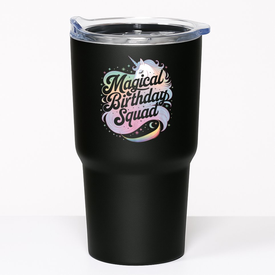 Magical Birthday Squad Unicorn Party Fun Tumbler