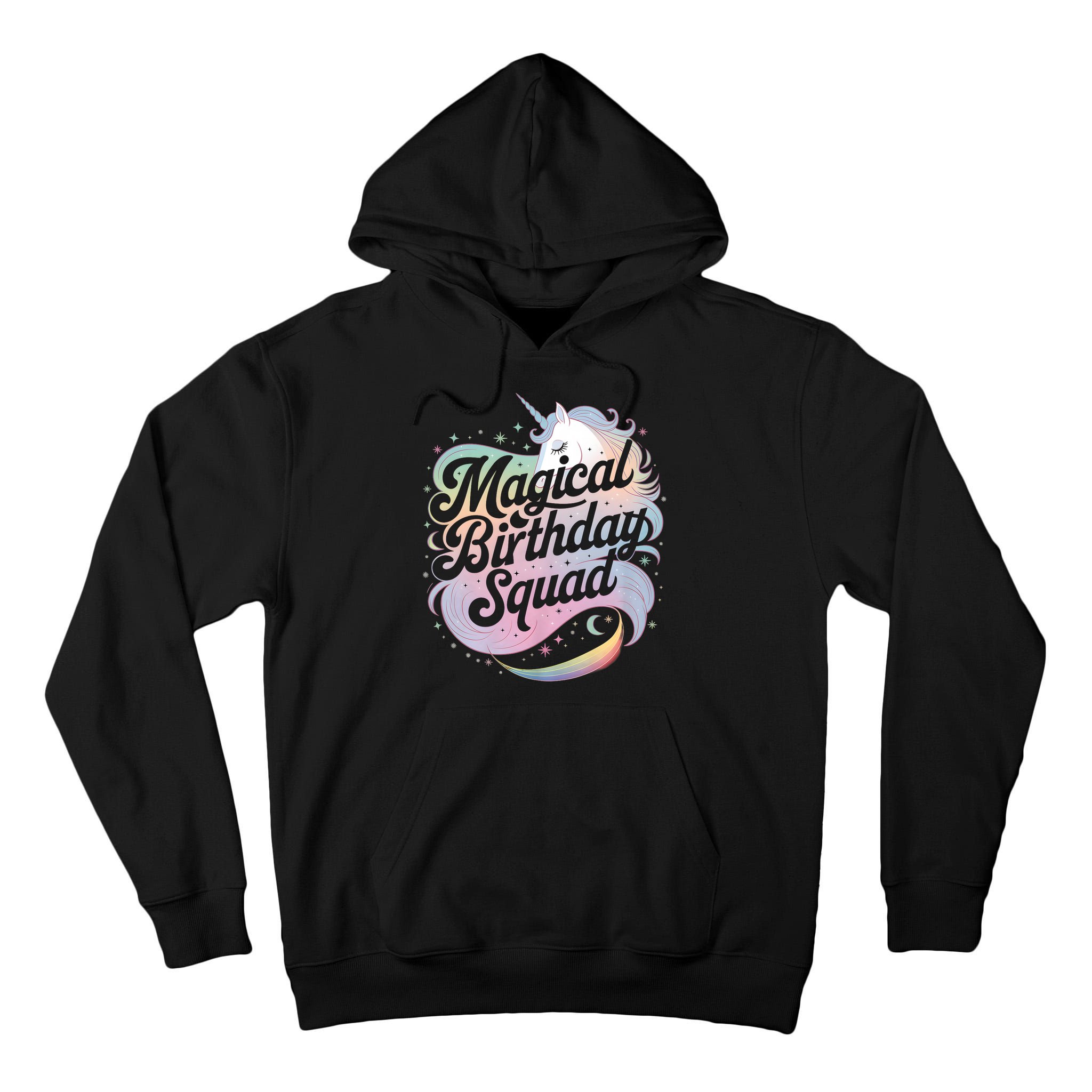 Magical Birthday Squad Unicorn Party Fun Tall Hoodie
