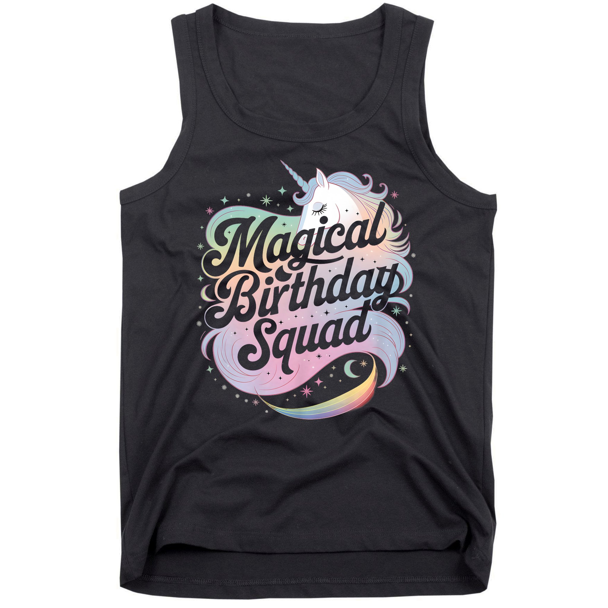 Magical Birthday Squad Unicorn Party Fun Tank Top