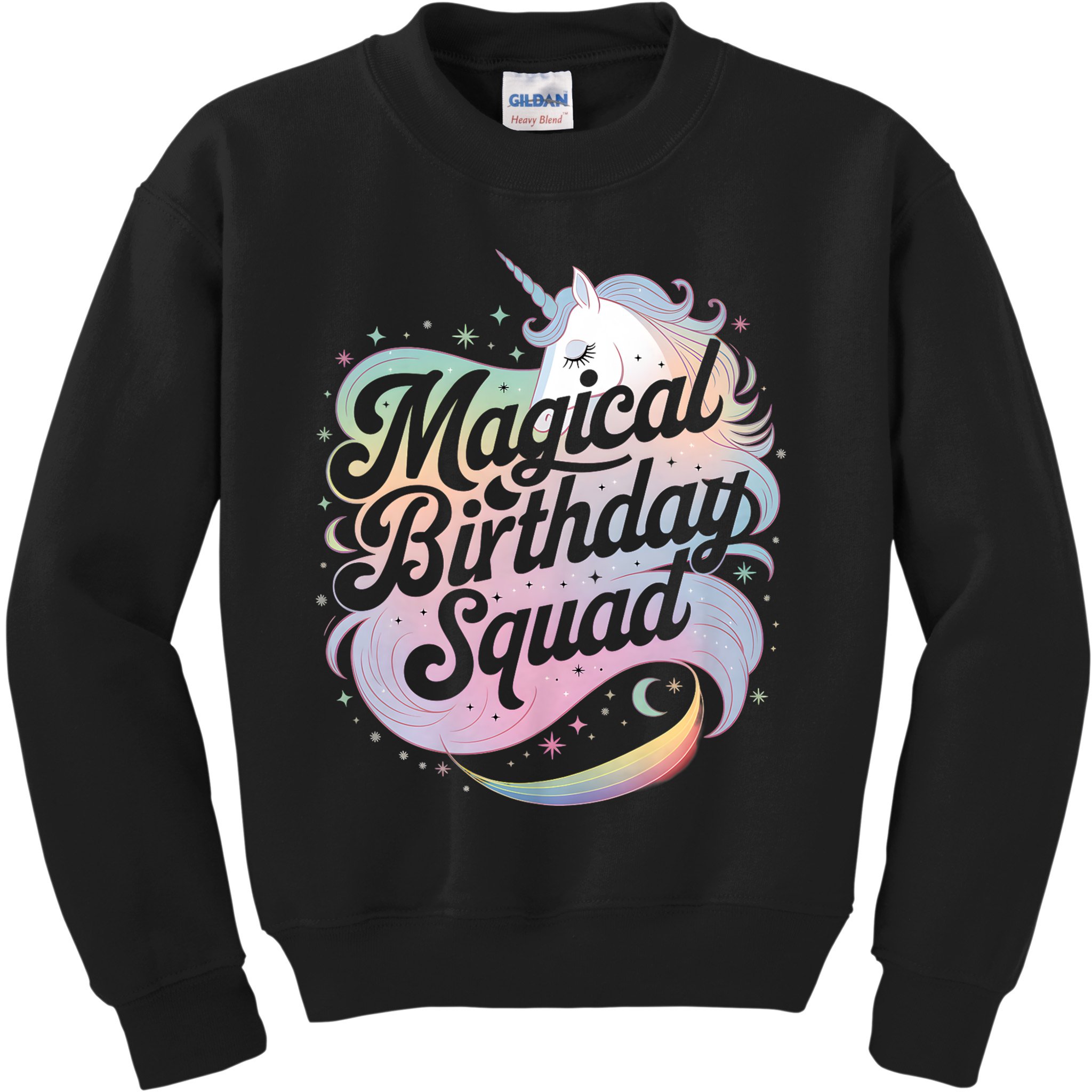 Magical Birthday Squad Unicorn Party Fun Kids Sweatshirt