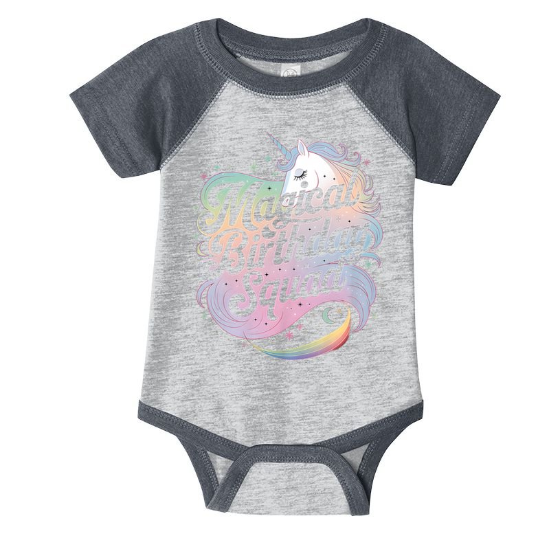 Magical Birthday Squad Unicorn Party Fun Infant Baby Jersey Bodysuit