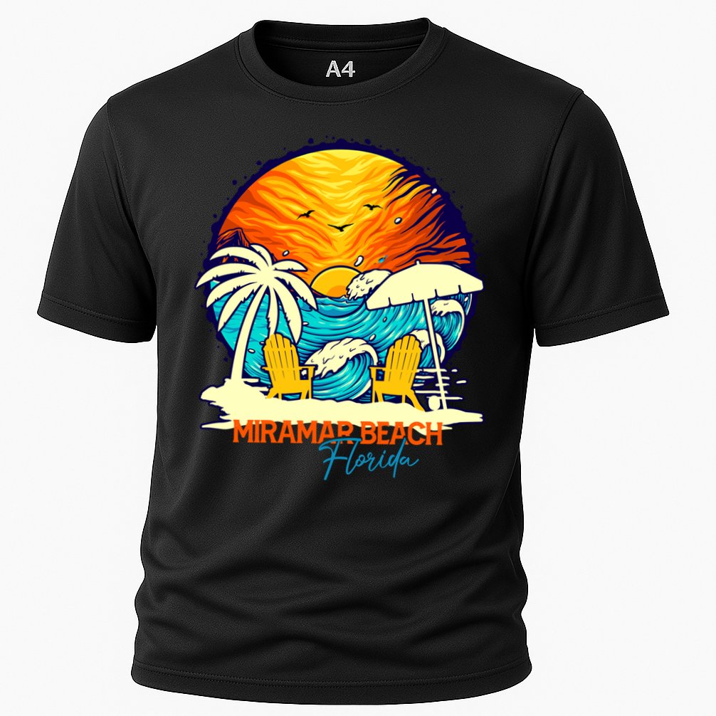 Miramar Beach Sunset Florida Vacation Couples Family Group Great Gift Performance Shirt