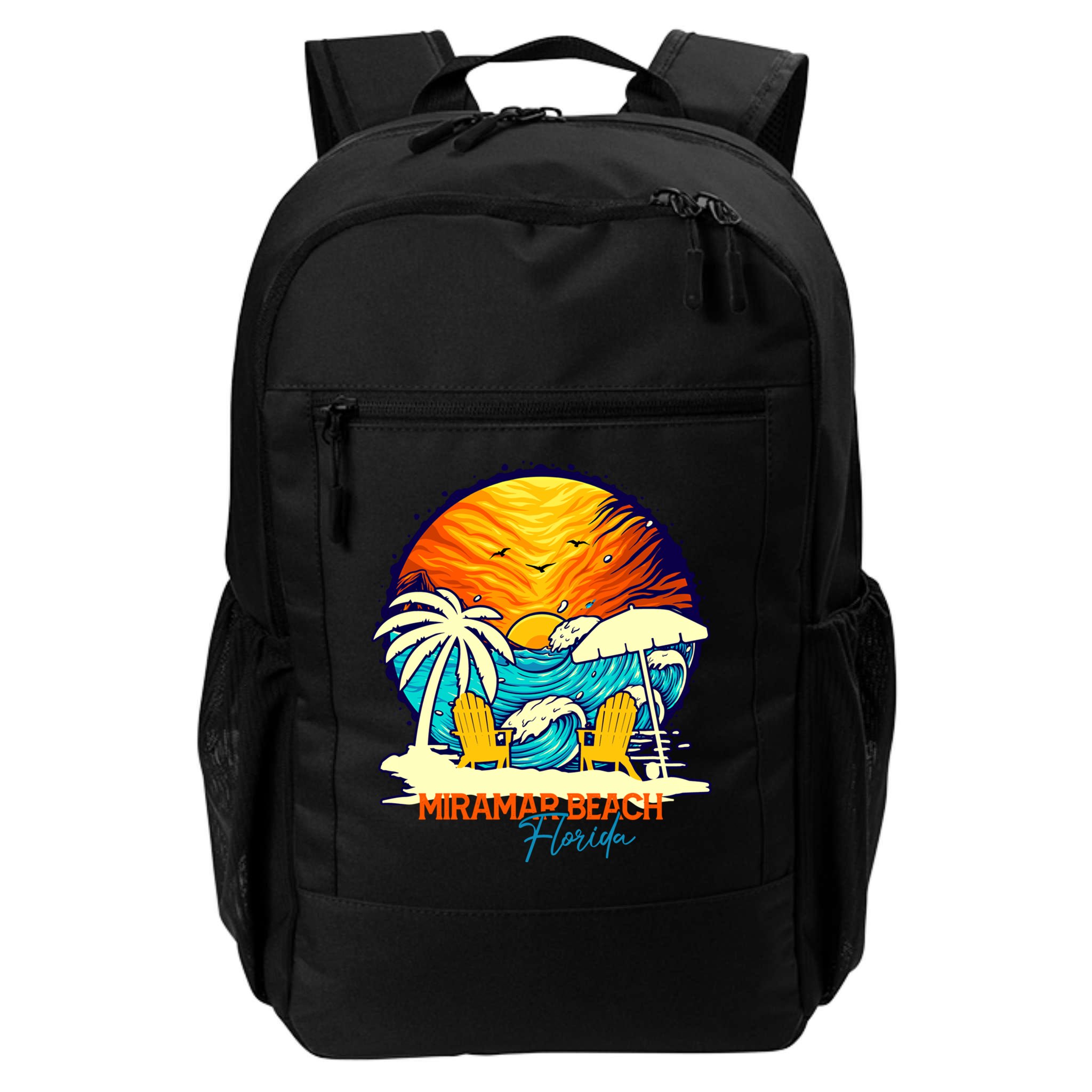 Miramar Beach Sunset Florida Vacation Couples Family Group Great Gift Backpack