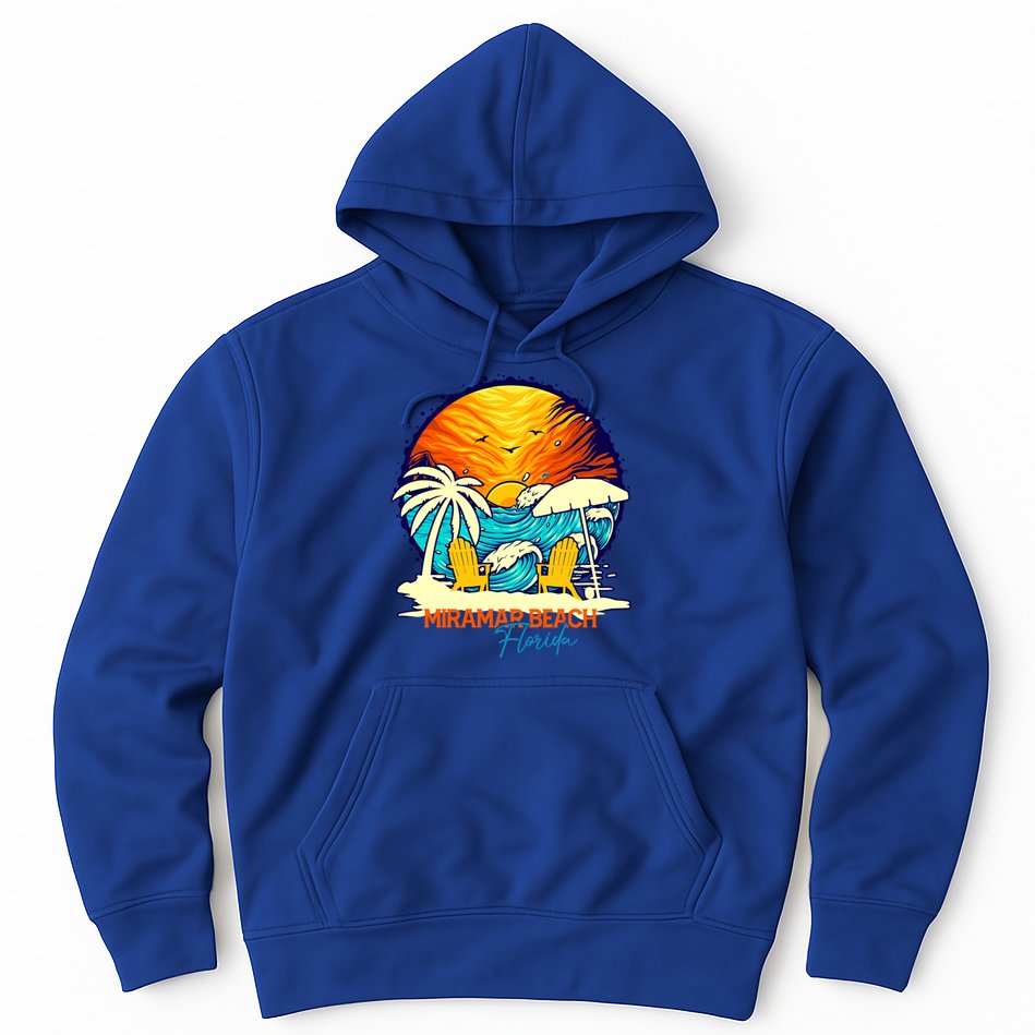 Miramar Beach Sunset Florida Vacation Couples Family Group Great Gift Hoodie