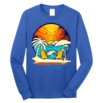 Miramar Beach Sunset Florida Vacation Couples Family Group Great Gift Long Sleeve Shirt