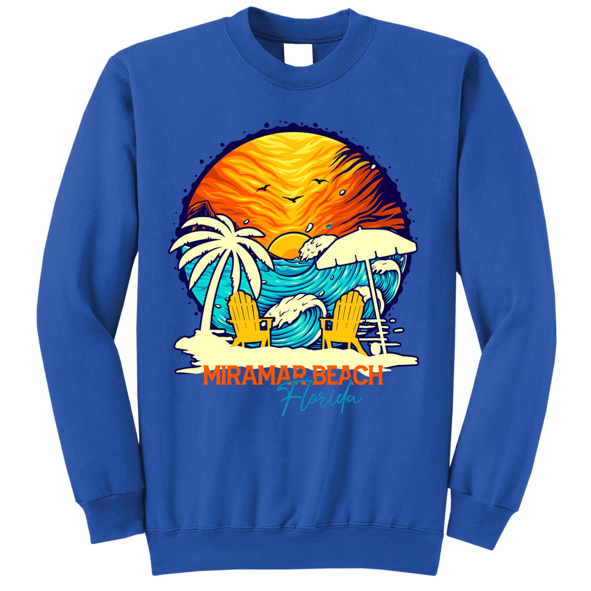 Miramar Beach Sunset Florida Vacation Couples Family Group Great Gift Sweatshirt