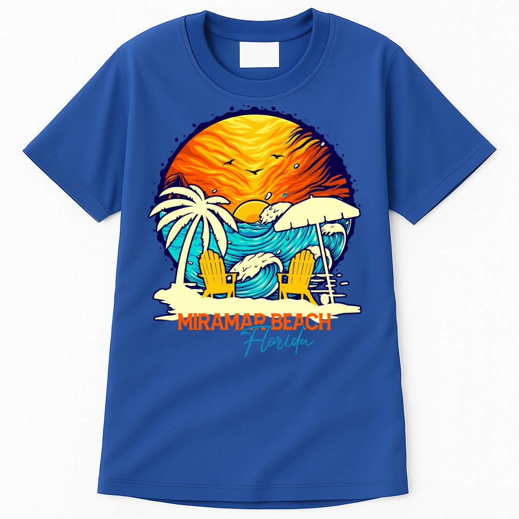 Miramar Beach Sunset Florida Vacation Couples Family Group Great Gift Tall T-Shirt