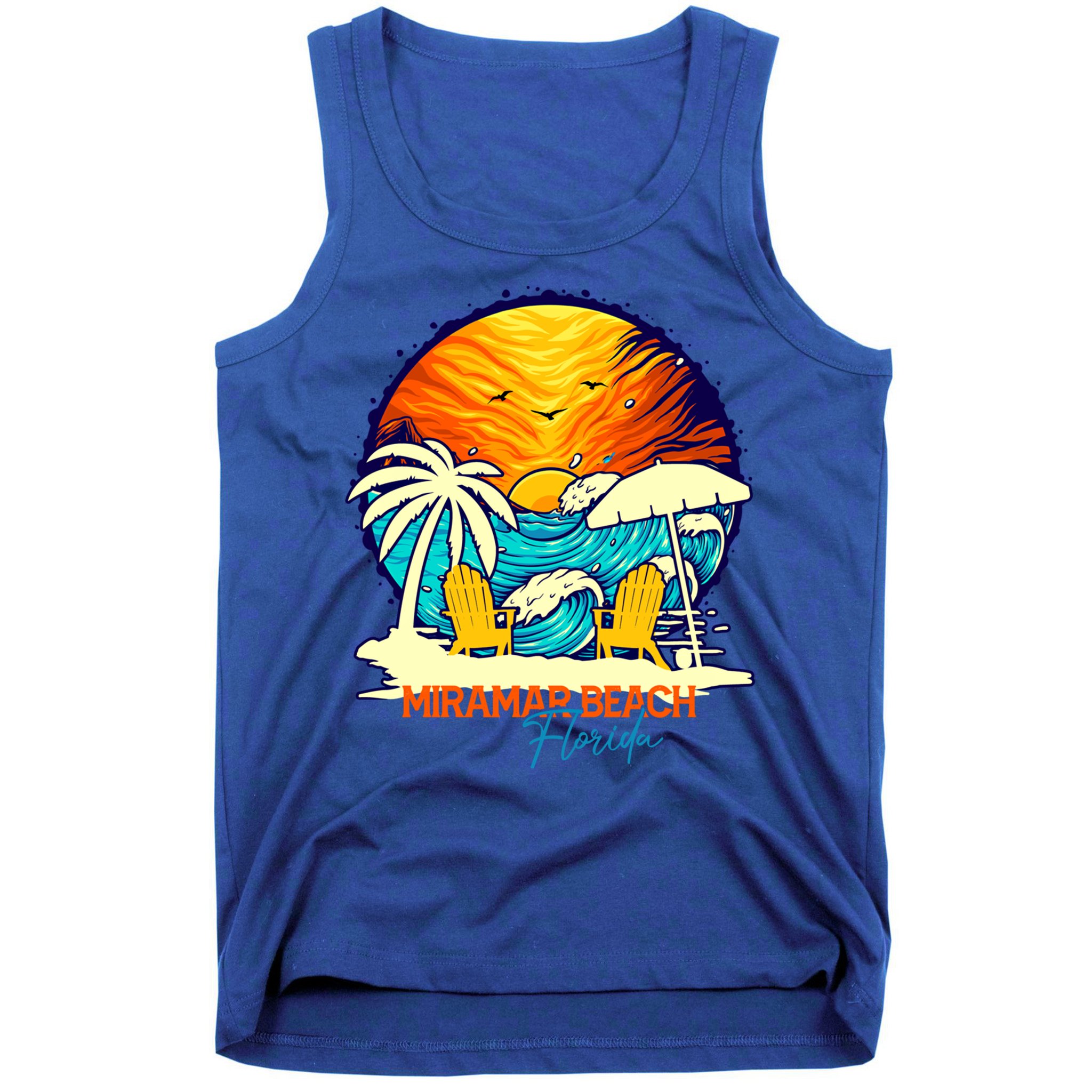 Miramar Beach Sunset Florida Vacation Couples Family Group Great Gift Tank Top