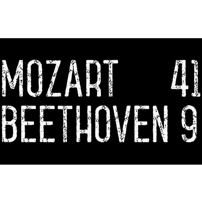 Mozart Beethoven Symphony Scoreboard Funny Classical Music Bumper Sticker