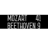 Mozart Beethoven Symphony Scoreboard Funny Classical Music Bumper Sticker