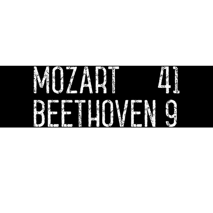 Mozart Beethoven Symphony Scoreboard Funny Classical Music Bumper Sticker