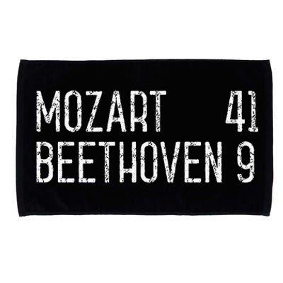 Mozart Beethoven Symphony Scoreboard Funny Classical Music Microfiber Hand Towel