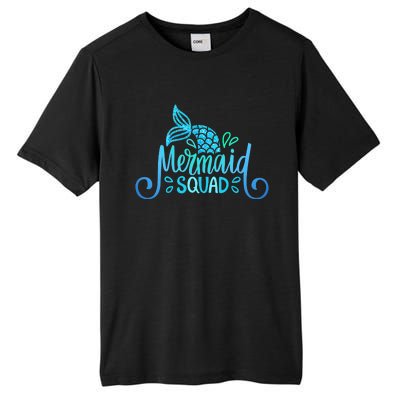 Mermaid Birthday Squad Party Matching Family Mermaid Lovers Tall Fusion ChromaSoft Performance T-Shirt