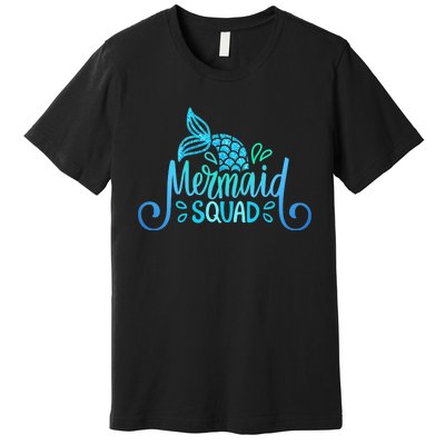 Mermaid Birthday Squad Party Matching Family Mermaid Lovers Premium T-Shirt