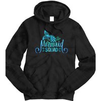 Mermaid Birthday Squad Party Matching Family Mermaid Lovers Tie Dye Hoodie