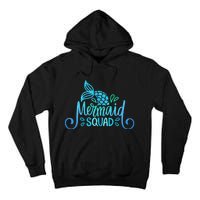 Mermaid Birthday Squad Party Matching Family Mermaid Lovers Tall Hoodie