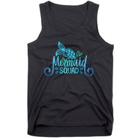 Mermaid Birthday Squad Party Matching Family Mermaid Lovers Tank Top