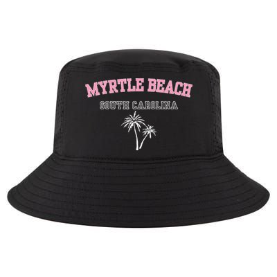 Myrtle Beach South Carolina Souvenir Palm Tree Holiday Cool Comfort Performance Bucket Hat