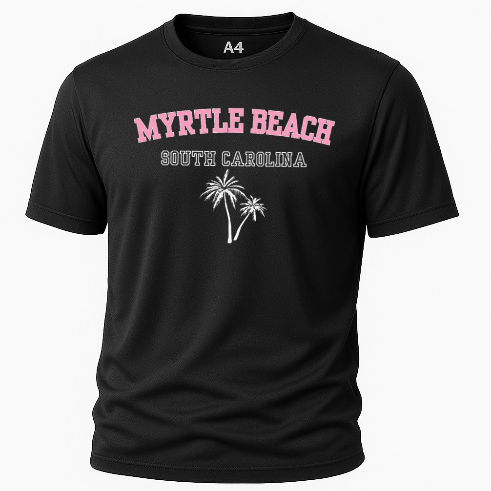 Myrtle Beach South Carolina Souvenir Palm Tree Holiday Performance Shirt