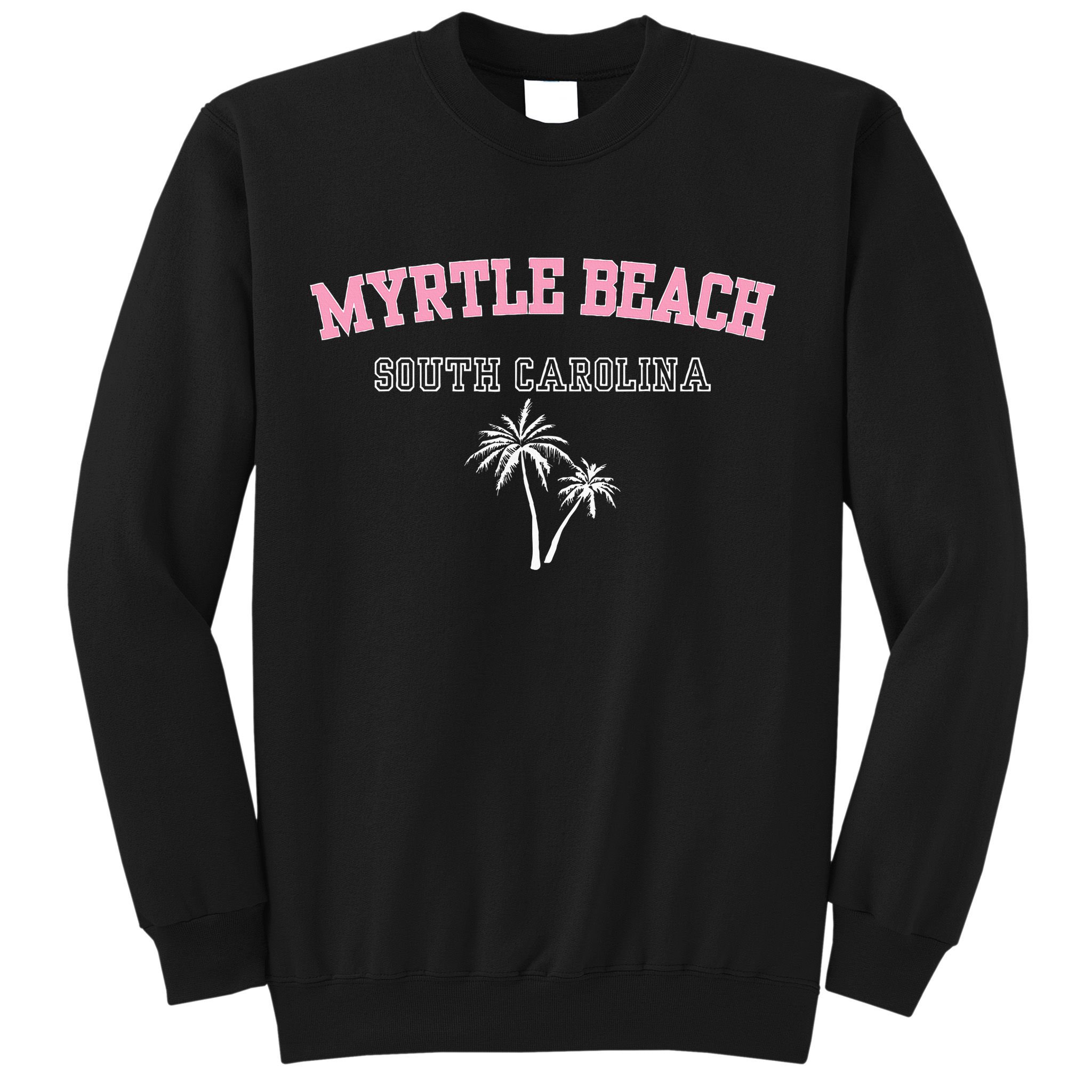 Myrtle Beach South Carolina Souvenir Palm Tree Holiday Sweatshirt